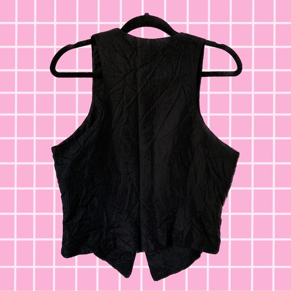 Vintage 1990s Velvet Vest Fariri by Joseph Ribkoff Size 8 - Picture 2 of 10